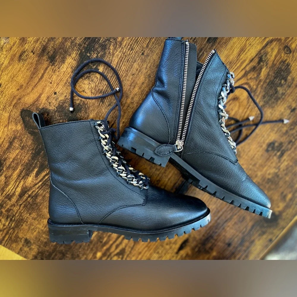 Rebecca Minkoff Janyi Chain Boots, size 7.5 - Picture 5 of 13